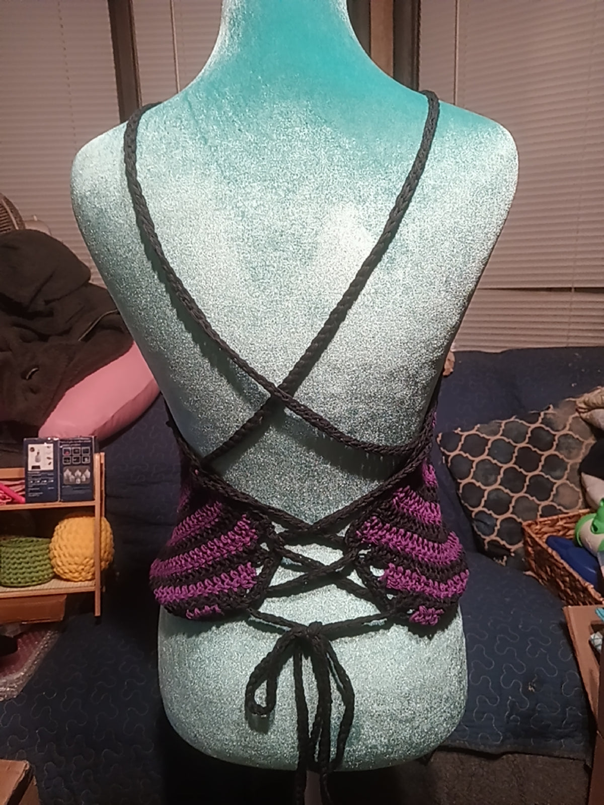 Spiderweb crop top