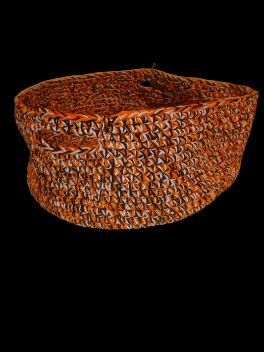Decorative storage basket